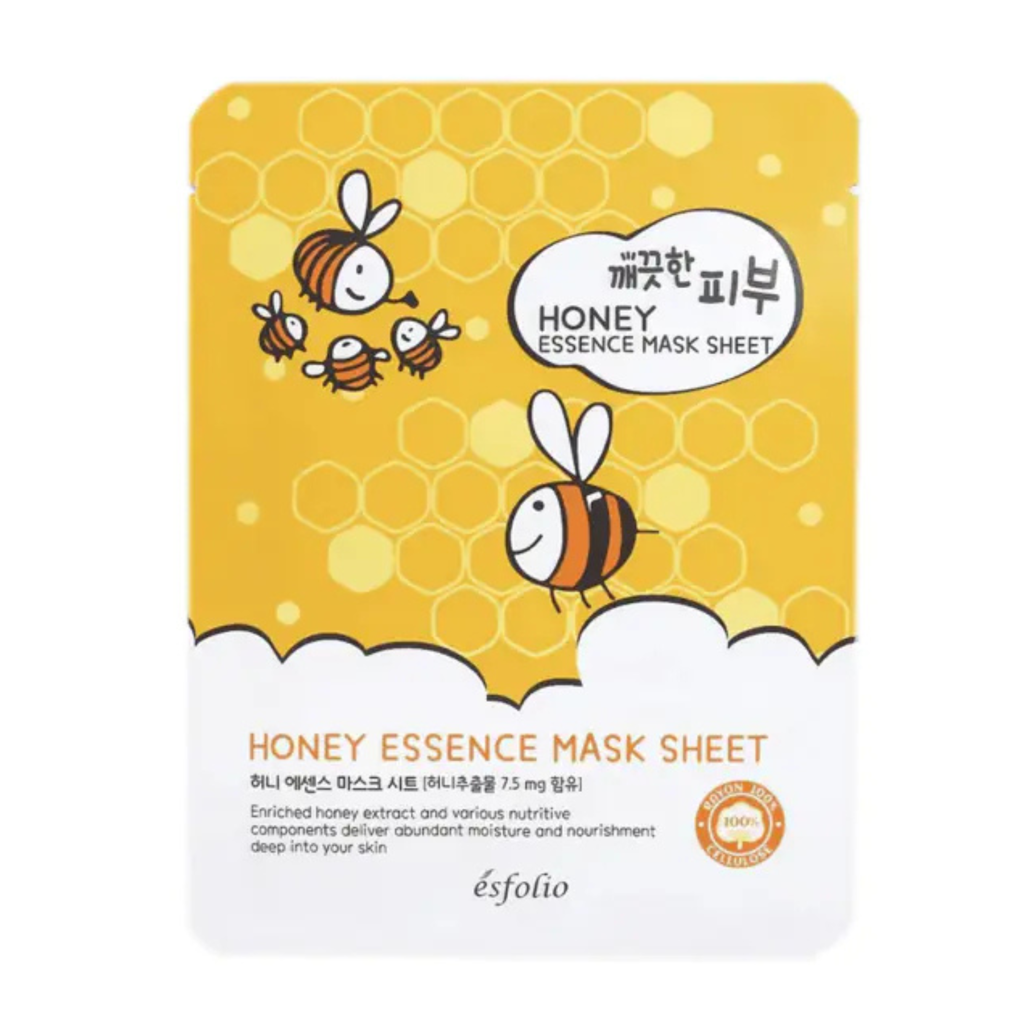Pure Skin Honey Essence Mask Sheet (1pc)