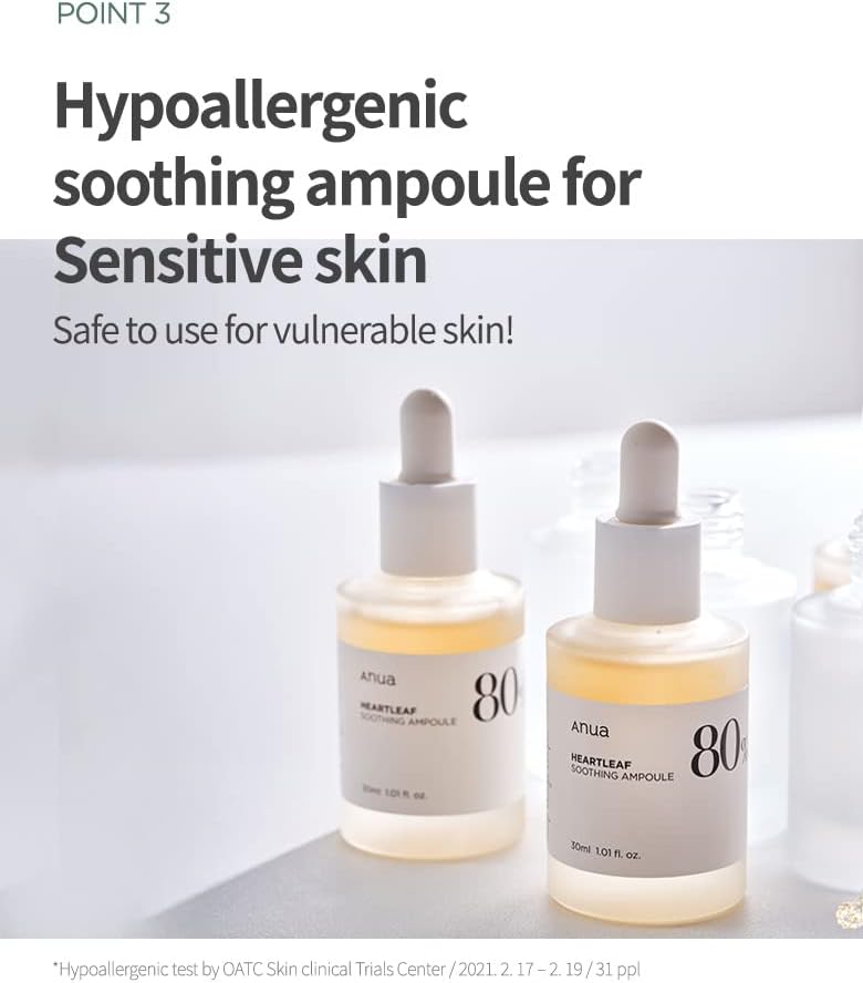 Heartleaf 80% Soothing Ampoule (30ml)
