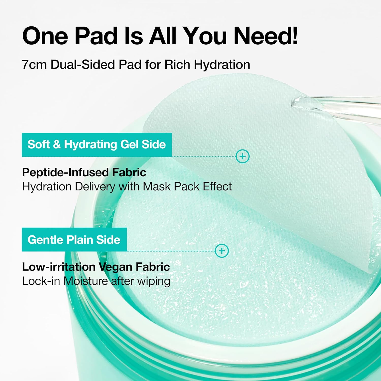 PDRN 100 Hyaluronic Acid Glow Pad (60 pcs)