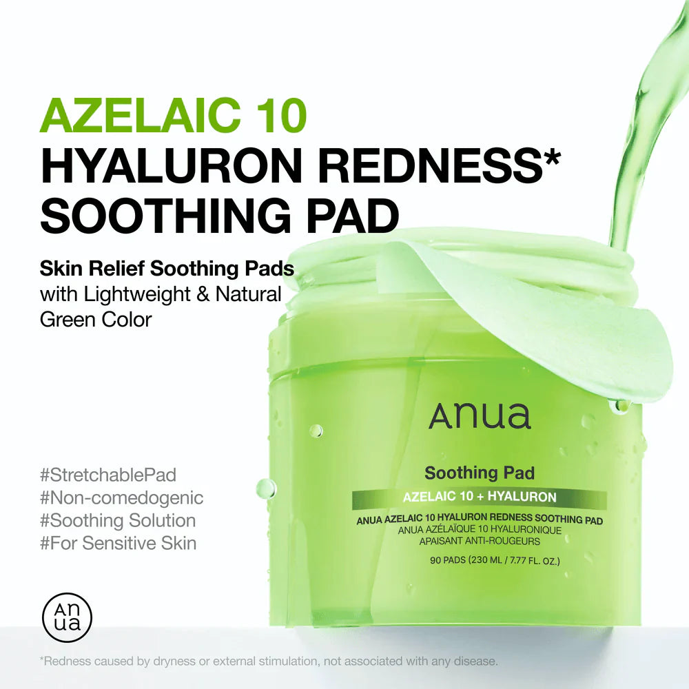 Azelaic 10 Hyaluron Redness Soothing Pad (90 pcs)