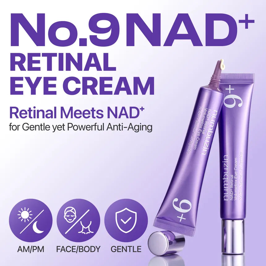 No.9 NAD+ Retinal Volumetox Eye Cream (Tube) (20ml)