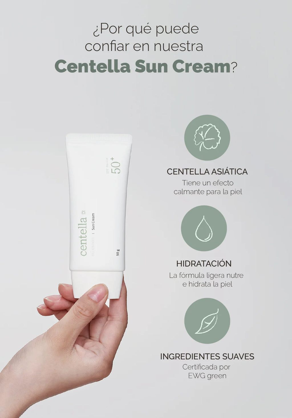 Centella Sun Cream SPF50+ PA++++ (50 g)