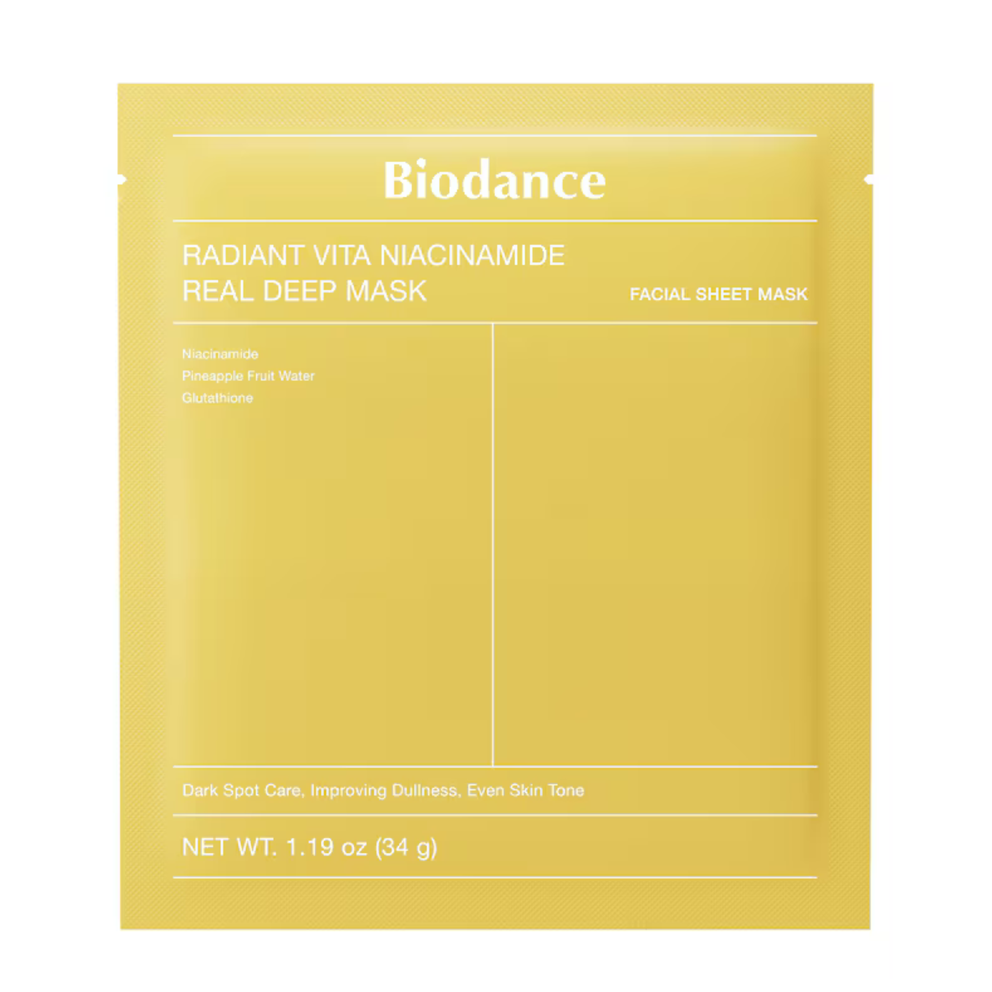 Radiance Vita Niacinamide Real Deep Mask (1pc)
