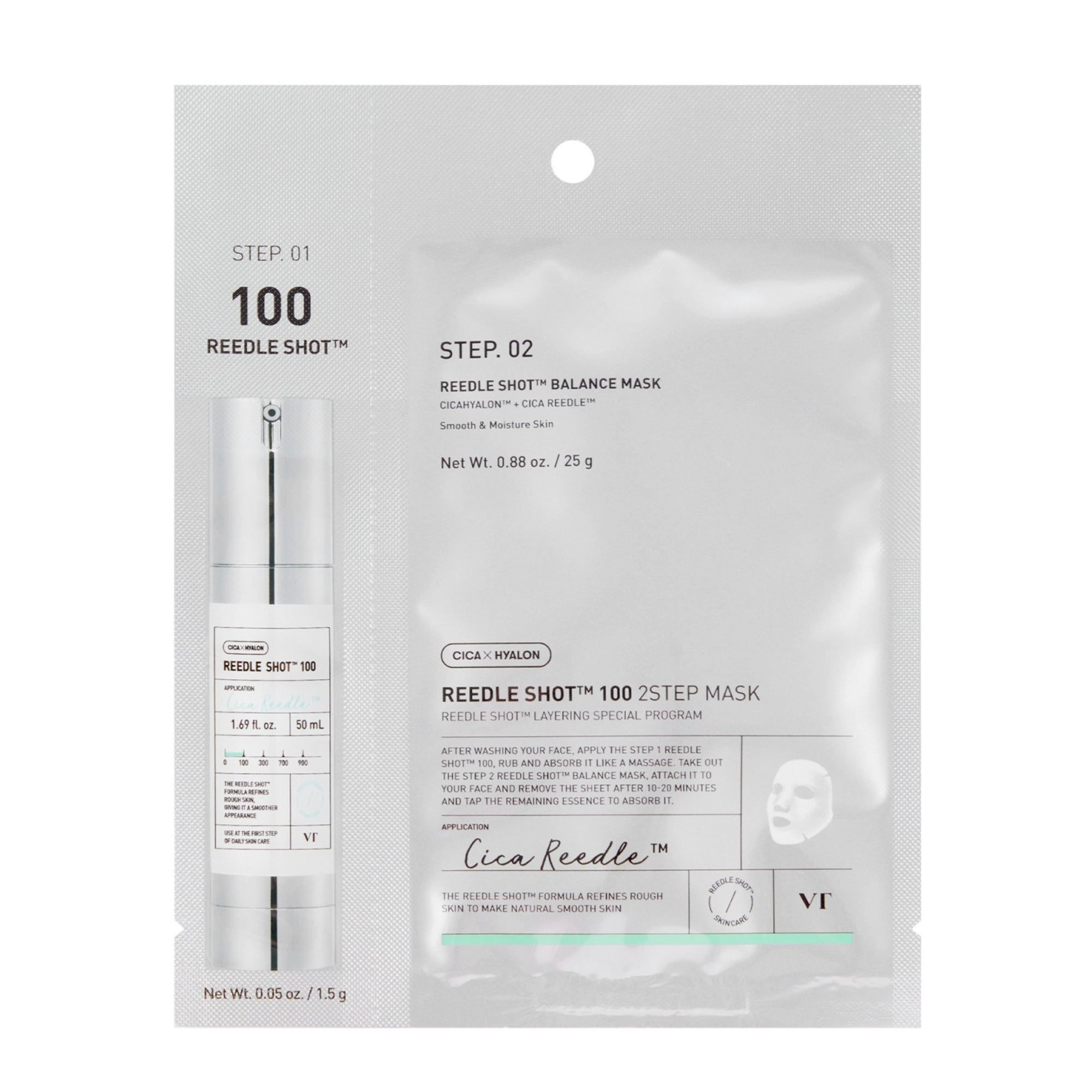 Mild Reedle Shot 100 2-Step Mask (1pc)