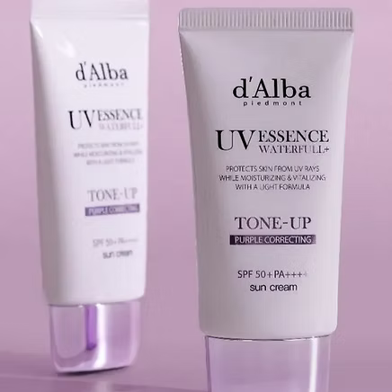 Waterfull UV Essence Tone-Up Sun Cream #Purple SPF50+ PA++++ (50ml)