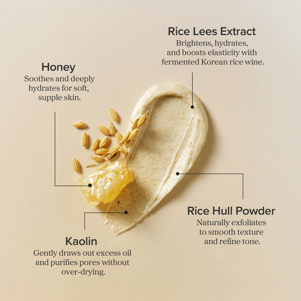 Ground Rice and Honey Glow Mask (150ml)