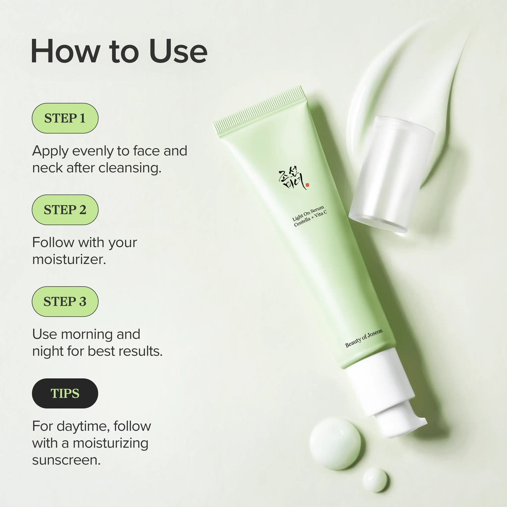 Light On Serum Centella + Vita C (30ml)