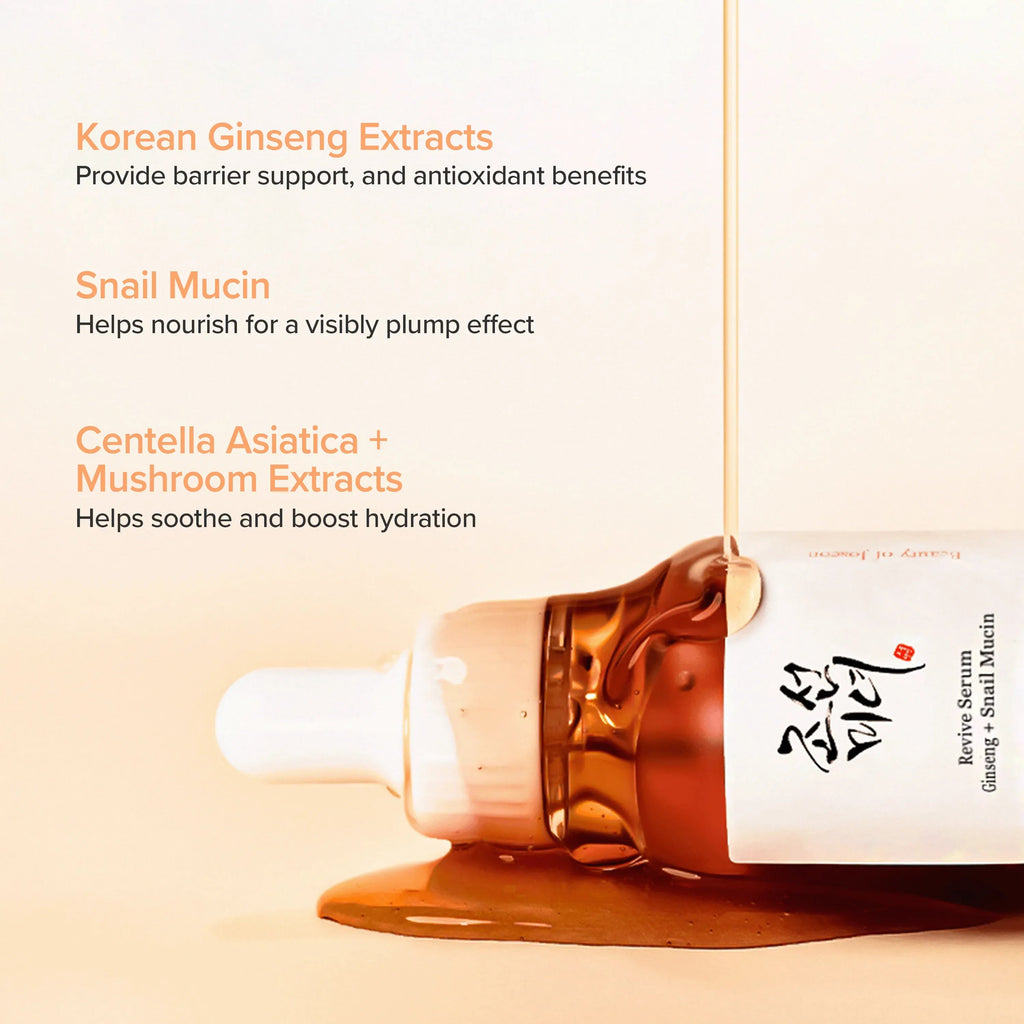 Revive Serum : Ginseng + Snail Mucin (30ml)