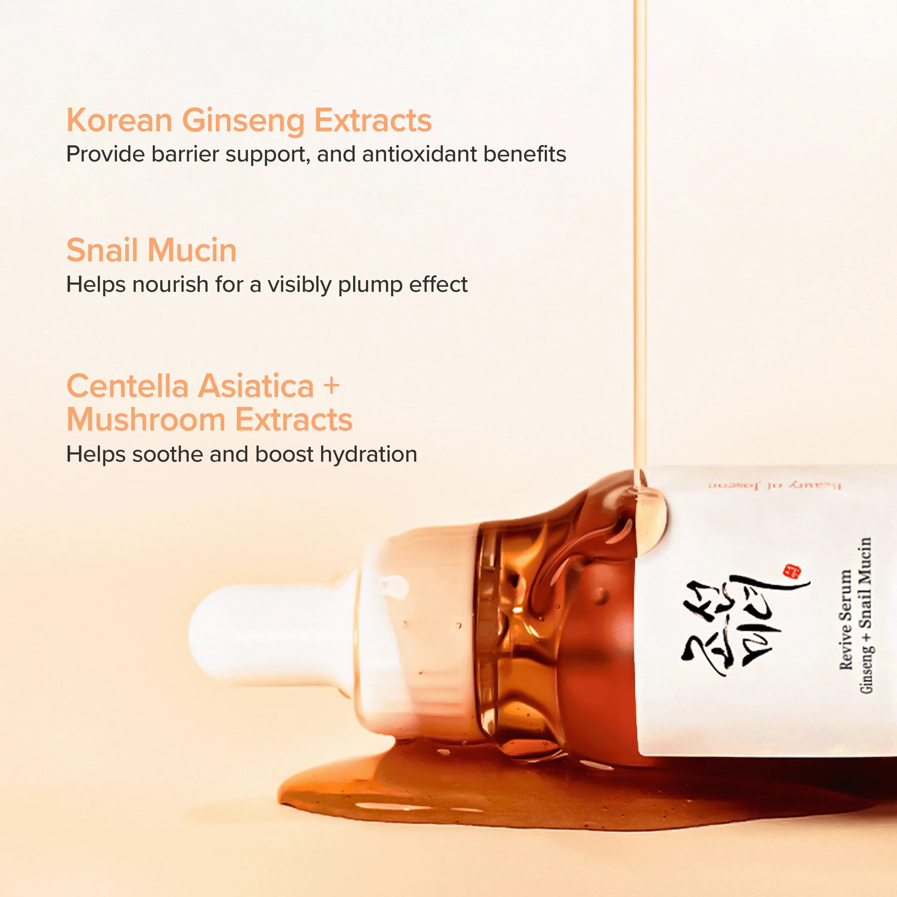 Revive Serum : Ginseng + Snail Mucin (30ml)